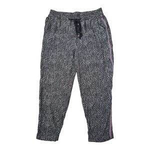 Anthropologie Ett Twa Floral Lounge Jogger Pants With Side Stripe - Size Small